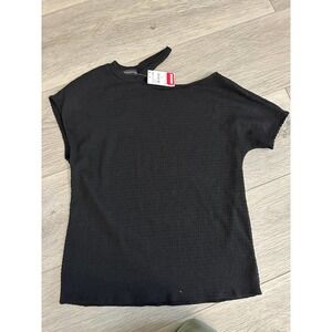 Gibsonlook Black Cold Shoulder Cutout